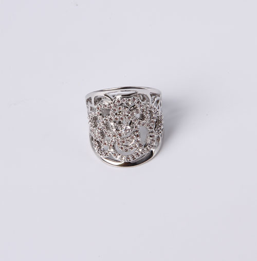 Fashion Jewelry Ring with Square Stones