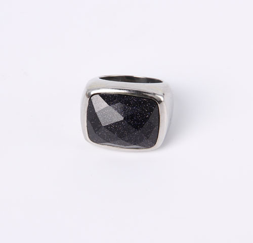 Fashion Jewelry Men Ring with Gem Stone