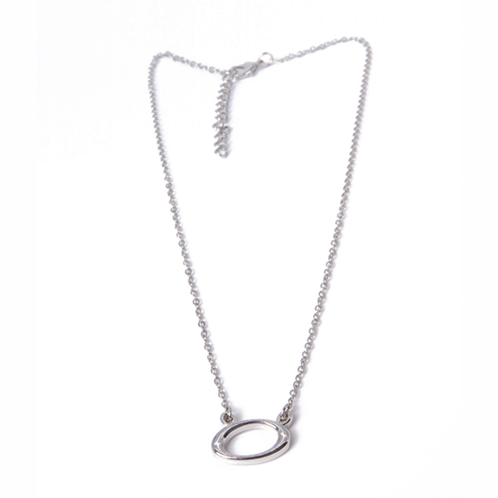 Good Quality Fashion Jewelry Silver V Letter Pendant Necklace