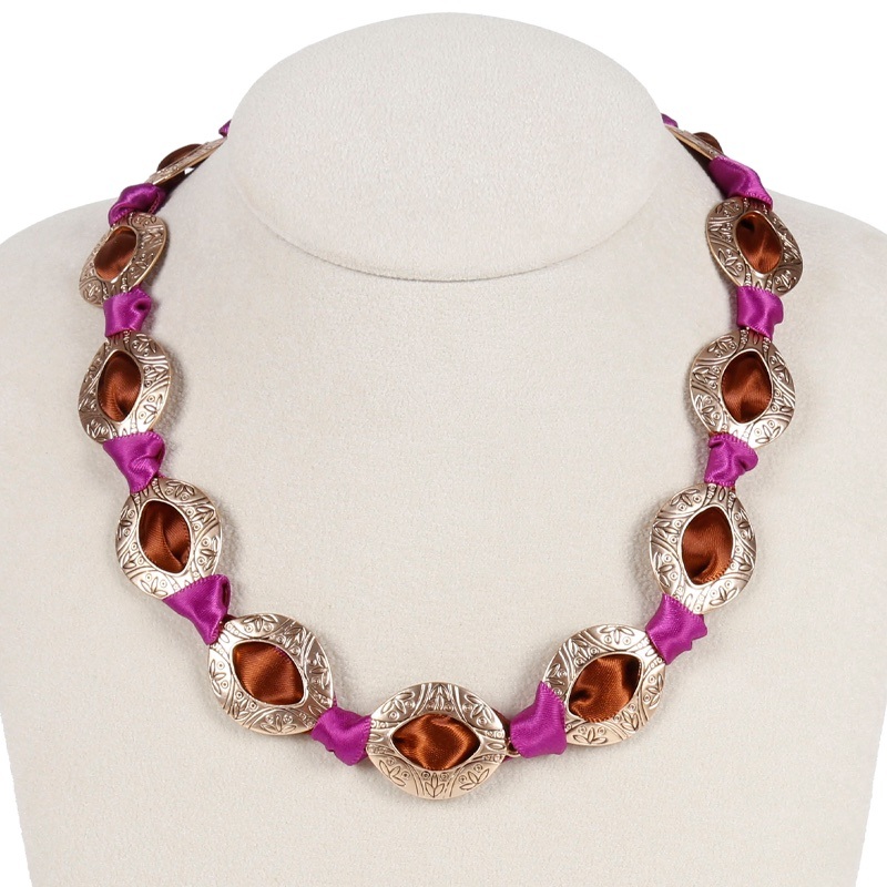 Fashion Accessory Alloy Beaded Necklace