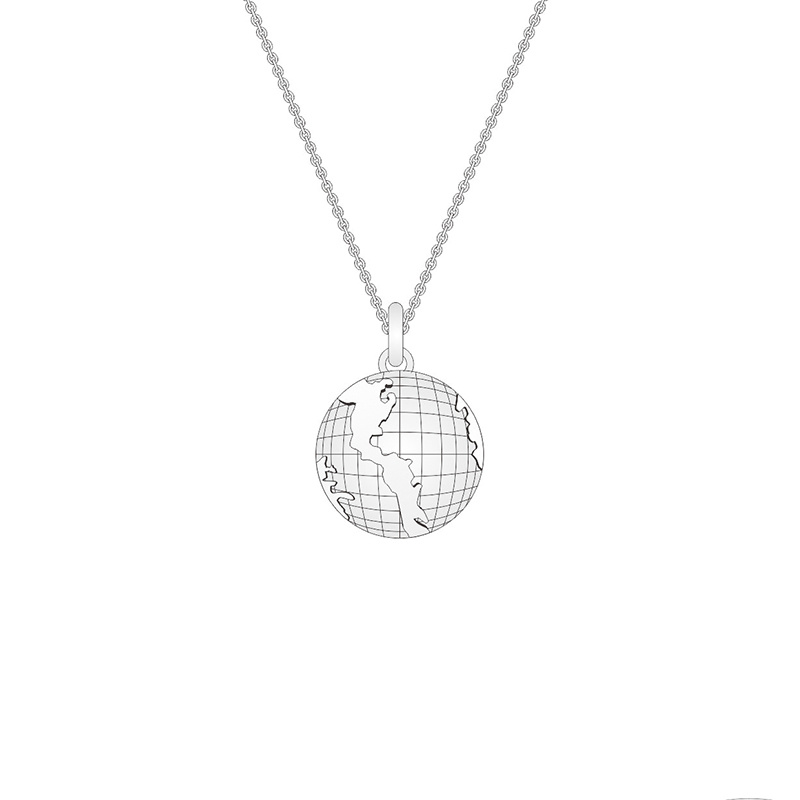 Super High Quality Silver Globe Shape Fashion Jewelry