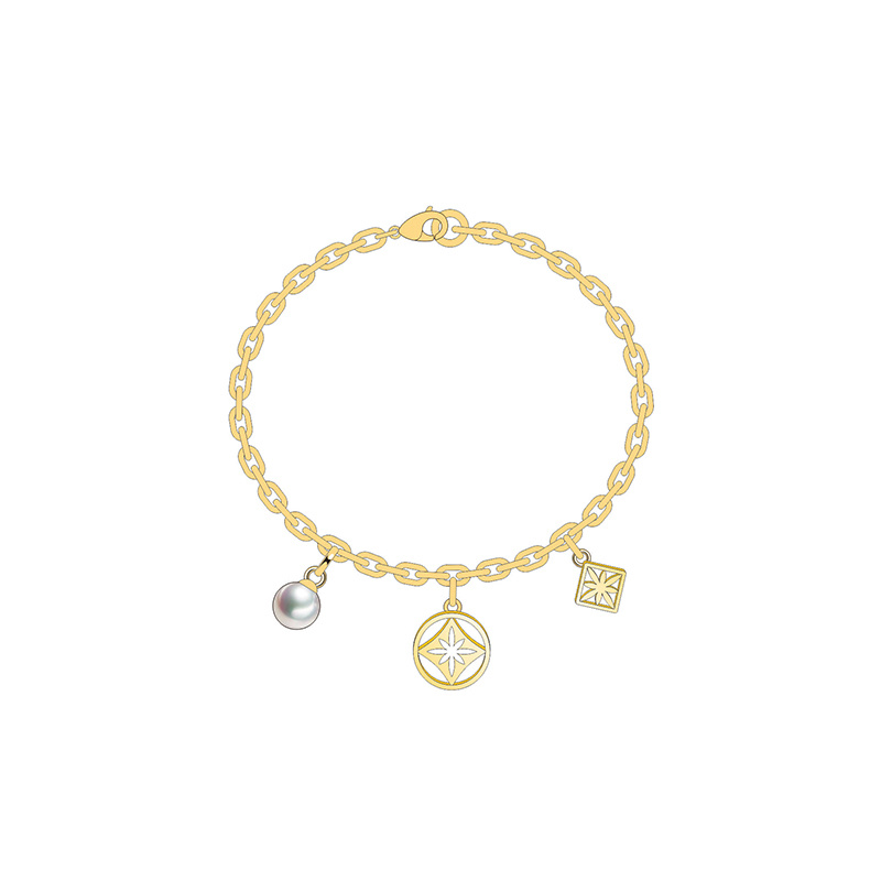 Cost-Effective Gold Round Diamond Jewelry Set