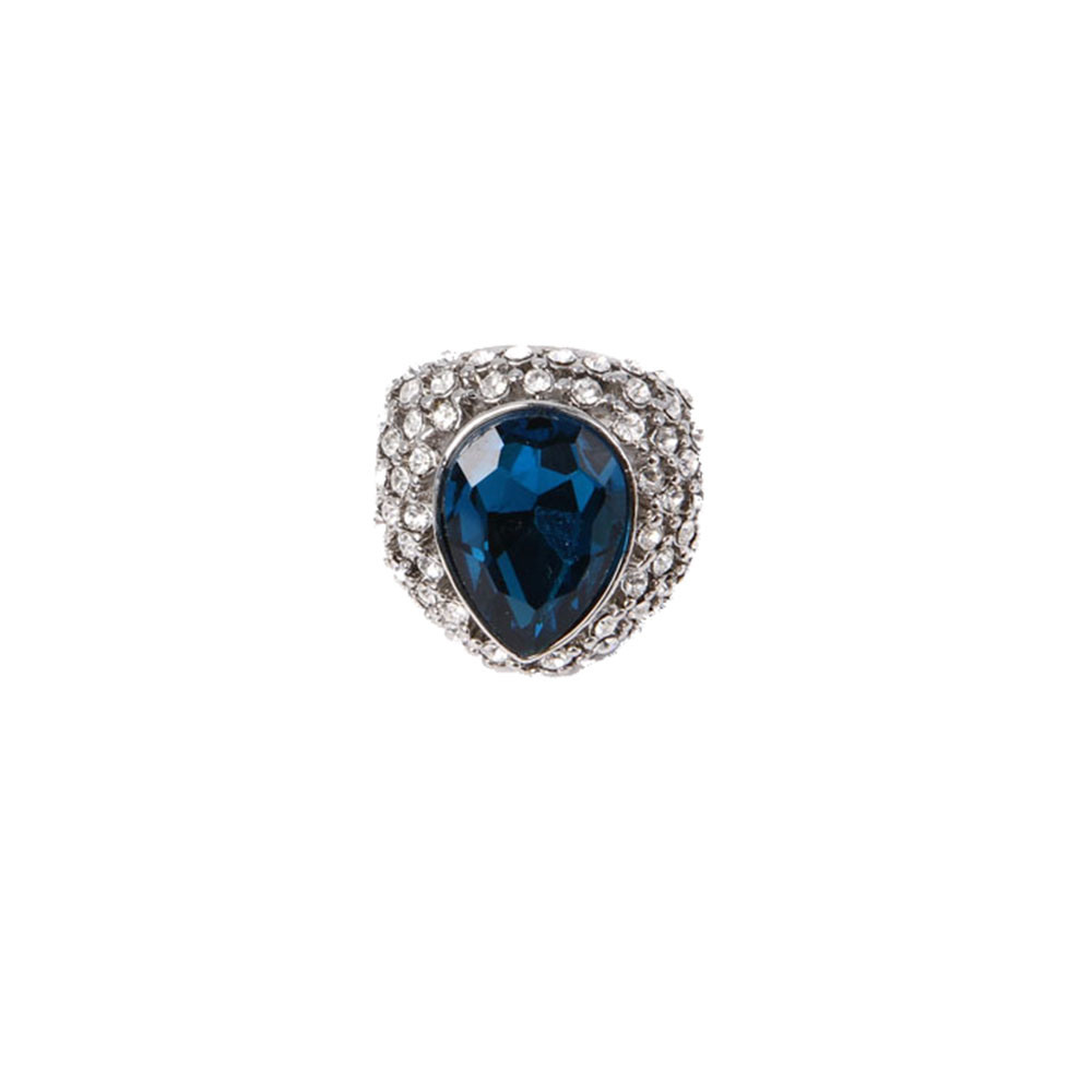 Ingenious Fashion Jewelry Ring with Glass Stone