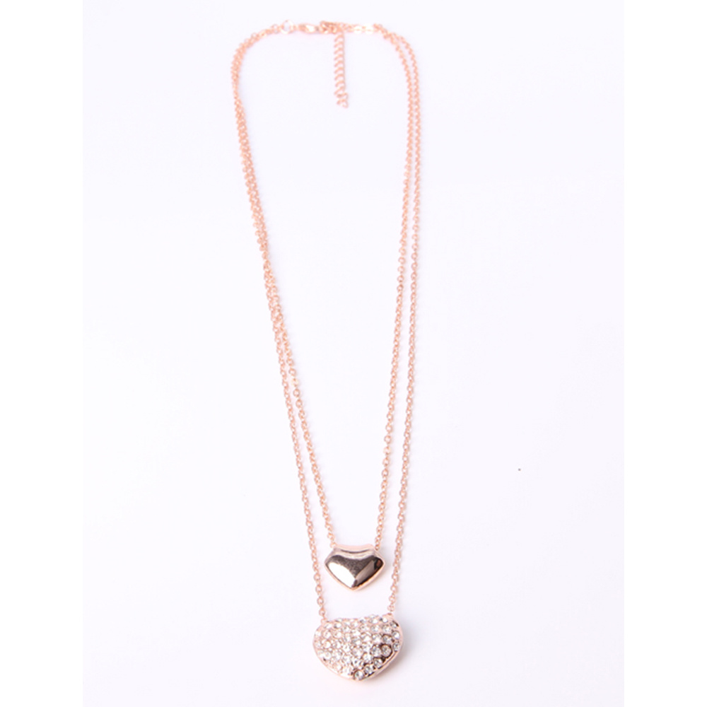 Hot Sale Fashion Jewelry Black Flower Gold Pendant Necklace