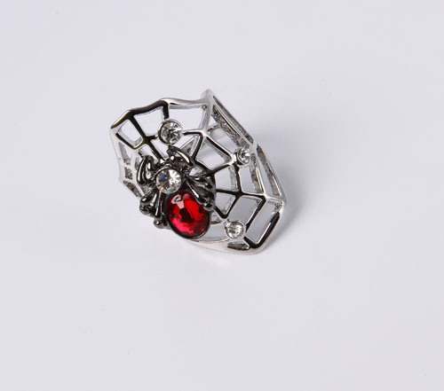 Flowr Shape Design Fashion Jewelry Ring with Rhinestone