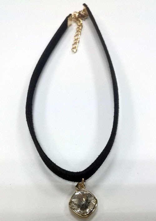 Simple Charm Necklace Choker Gold Plated