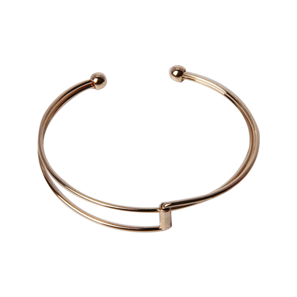 Adjustable Fashion Jewelry Glod Bracelet with Rhinestone