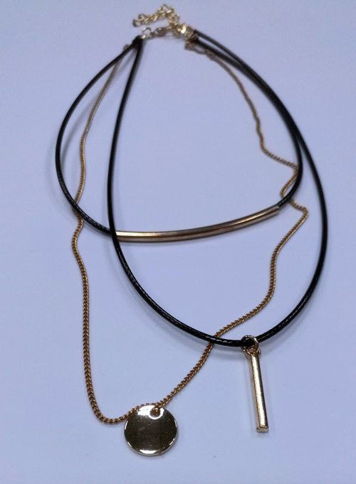 New Product Fashion Choker with Triangle Charm