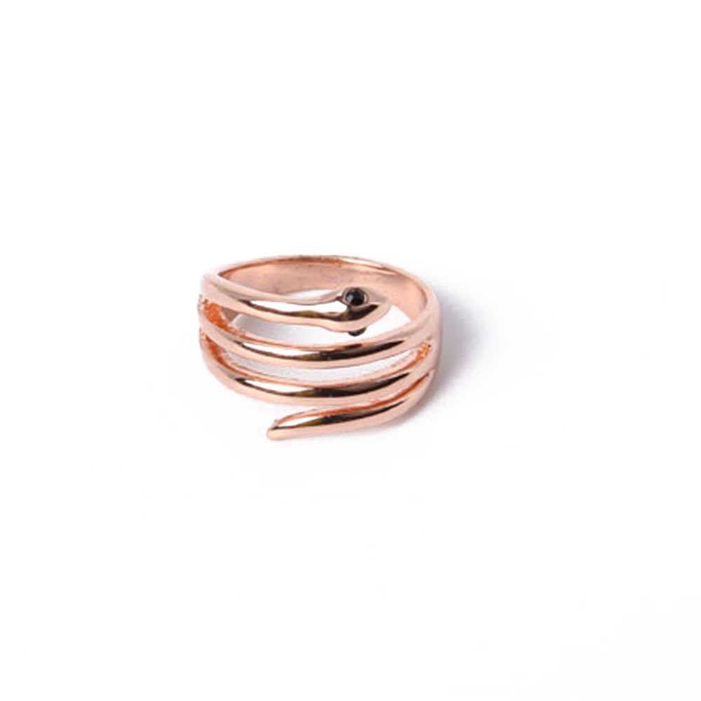 Lightweight Fashion Jewelry Gold Ring with Transparent Rhinestone